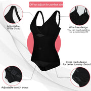Full Body Shaper Bodysuit - Breathable Tummy Control & Butt Lifter with Mesh Design