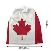 Canadian Flag Beanie – Unisex Winter Knitted Hat Canadian Patriotic | OWNLUXE