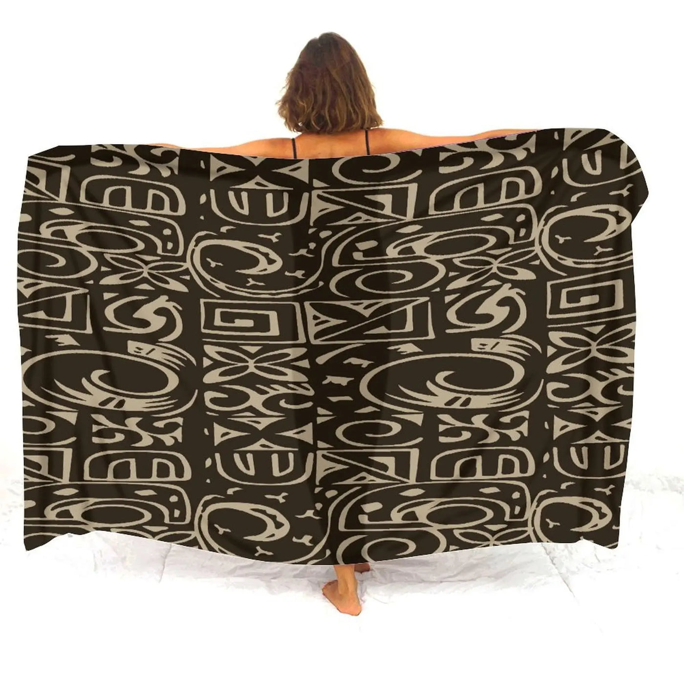 Floral Polynesian Swim Cover-Up | OWNLUXE