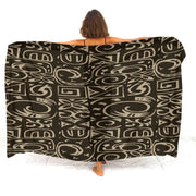 Floral Polynesian Swim Cover-Up | OWNLUXE