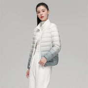 Women’s Gradient Down Feather Winter Jacket – Lightweight