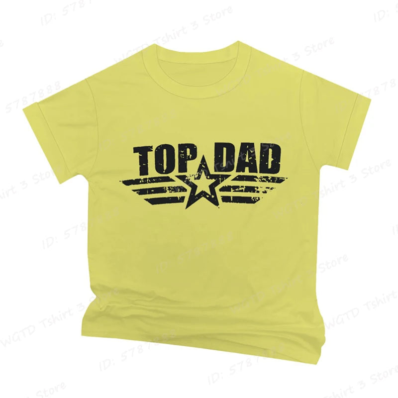Top Dad Graphic T-Shirt – Unisex O‑Neck Short Sleeve