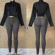 High-Waist Skinny Push-Up Leggings | OWNLUXE