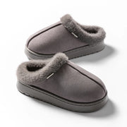 Women’s Fluffy Winter Indoor Slippers with Thick EVA Sole