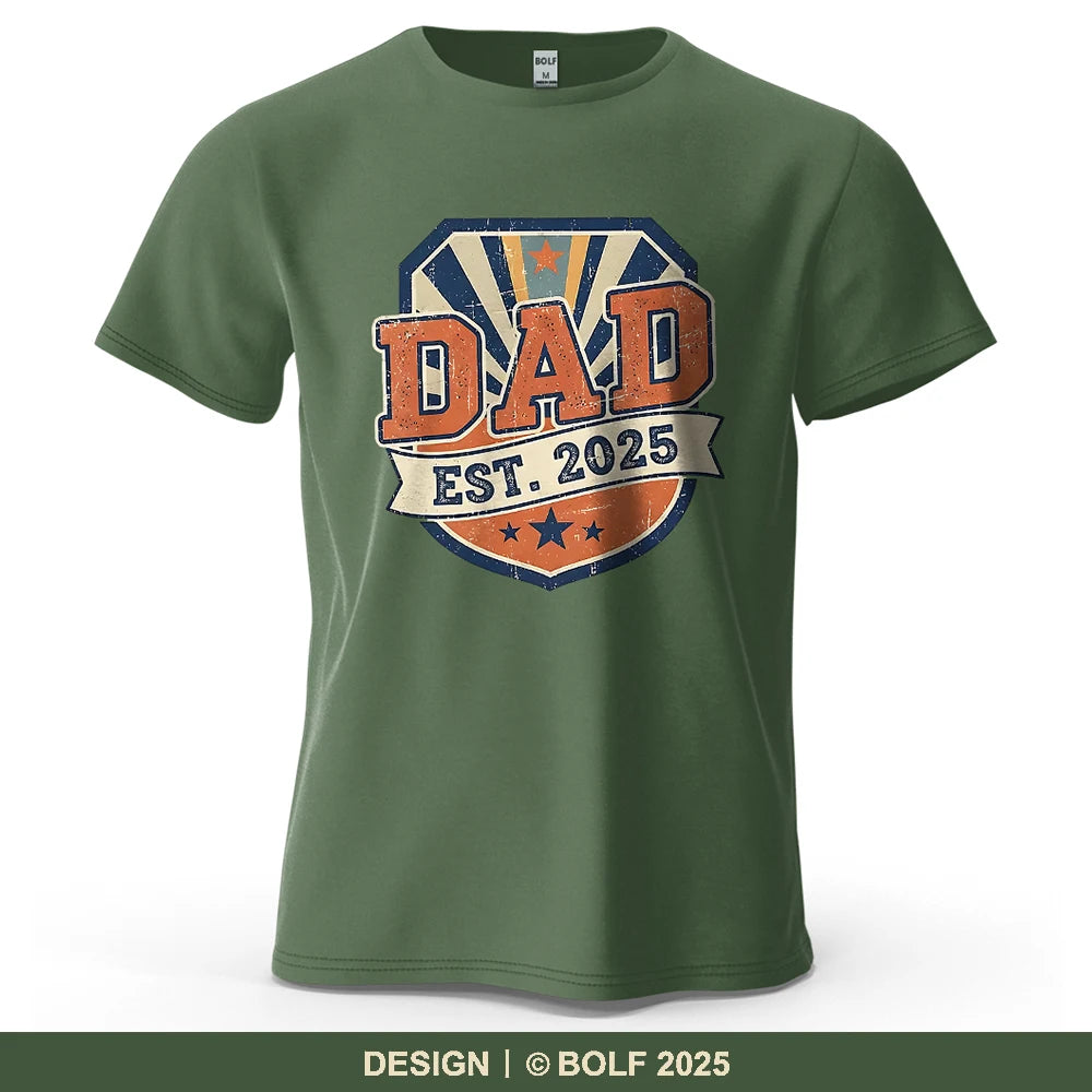 Dad Est. Vintage Graphic Tee - 100% Cotton | OWNLUXE