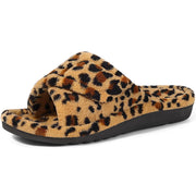 Women’s Fuzzy Orthopedic House Slippers with Arch Support