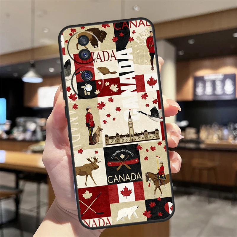 Canada Canadian Flag Case For Honor 200 Lite Magic 7 5 6 Pro Honor X9c X9b X9a X8b X8a X8 X9 50 70 90 Lite Funda