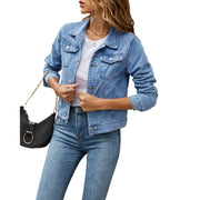 Women's Denim Jackets Fashion Female Casual Long Sleeve | OWNLUXE