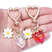 Timeless Heart Keychain for Mom in Stainless Steel