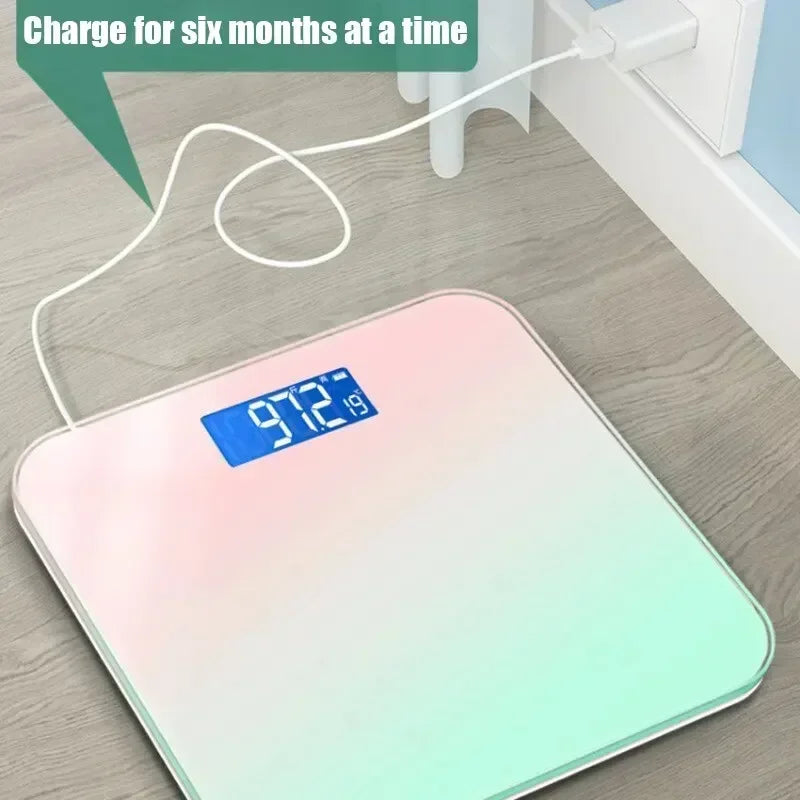 📏 Smart Glass Weight Scale – LCD Display & Precision Tracking | Balance électronique en verre – Écran LCD et suivi précis