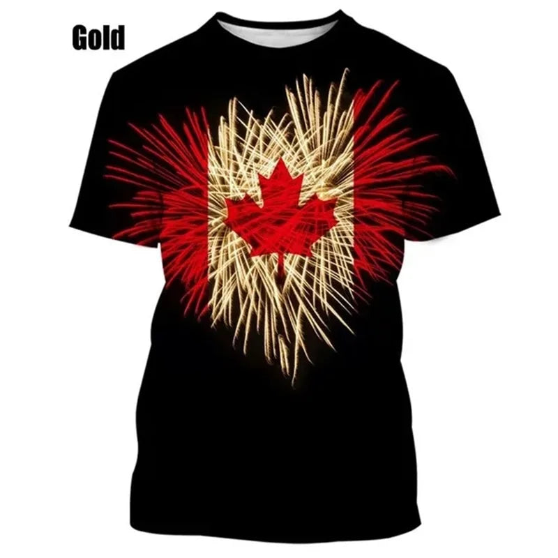 I Love Canada Creative Graphic T Shirts For Men Women 3D | OWNLUXE