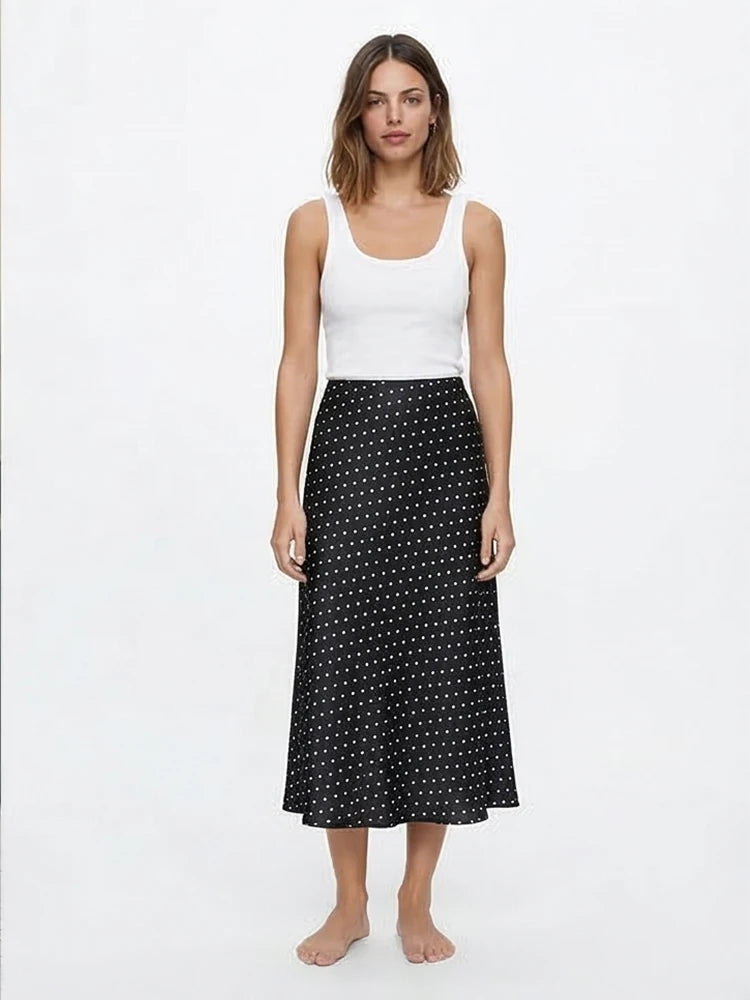 Women's Midi Vintage Skirt | OWNLUXE