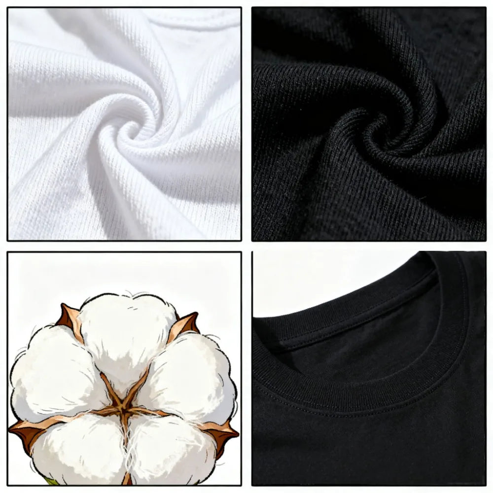 Women’s Cartoon Cotton Graphic Tee – O‑Neck Short Sleeve