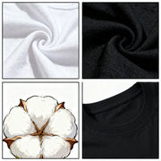Women’s Cartoon Cotton Graphic Tee – O‑Neck Short Sleeve