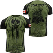 Canada Camouflage Men T Shirt ARMY VETERAN Combat Tops 3D Military Camo Canadian Soldiers T-shirt Beige Field Women Short Sleeve