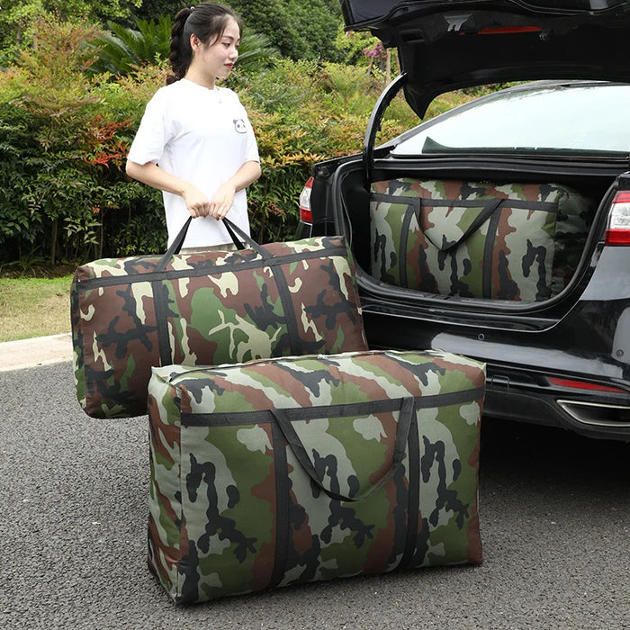Camouflage Travel Tote Bag – Lightweight Oxford Weekender