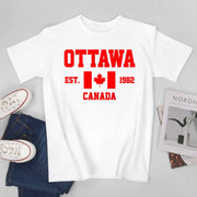 100% Cotton Canada Flag T-Shirt - Unisex Casual Tee