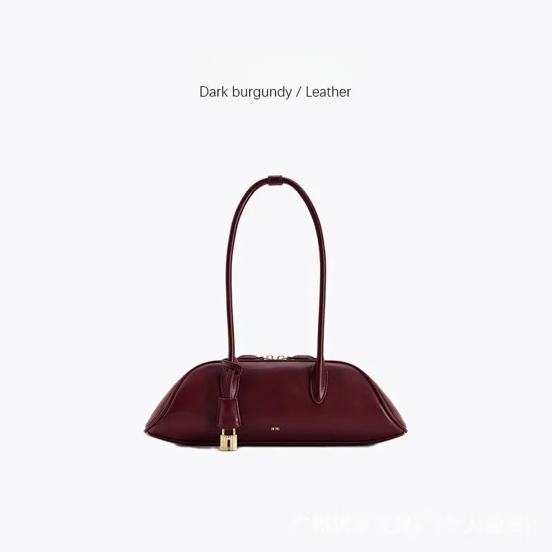 PU Leather Boston Bag | OWNLUXE