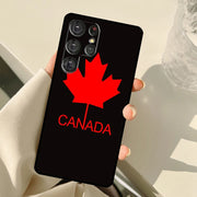 Canada Canadian Flag Case For Samsung Galaxy S25 Ultra S21 S22 S23 S24 Ultra S9 S10 Plus S20 FE S24 FE Back Cover