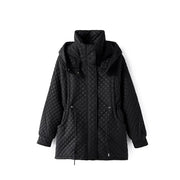 Women’s Long Hooded Winter Coat – Warm, Windproof & Light