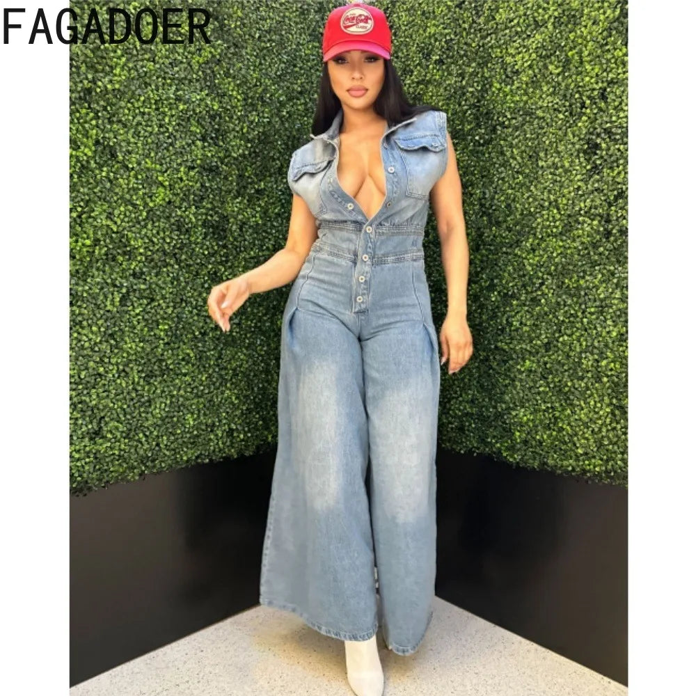 Pocket Patchwork Cargo Relaxed-Fit Jumpsuit | OWNLUXE