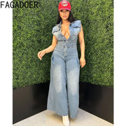 Pocket Patchwork Cargo Relaxed-Fit Jumpsuit | OWNLUXE