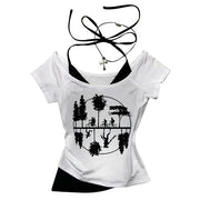 Hawkins Short-Sleeve Blouse | OWNLUXE