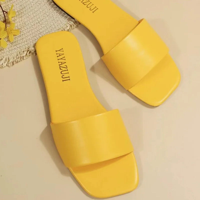 Women’s Platform Slide Slippers – Cushioned Outdoor Comfort