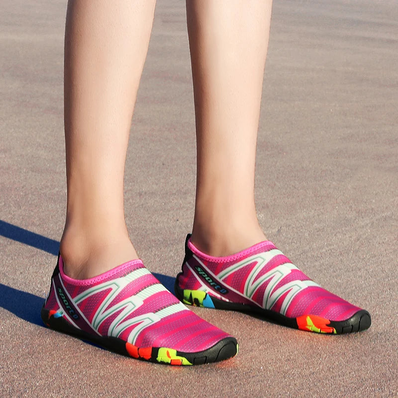 Unisex Quick-Dry Barefoot Water Shoes (Dark Blue) | OWNLUXE