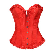 Ruffle Overbust Push-Up Top | OWNLUXE