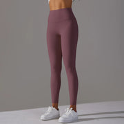 Women's High Waist Leggings (Taupe) | OWNLUXE
