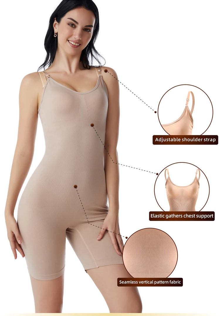 Tummy Control Full Body Shaper Bodysuit – Slimming Shapewear | OWNLUXE