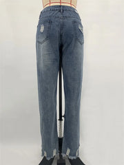 Broken Denim Pants | OWNLUXE