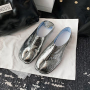 Women's Leather Loafers (Silver) – Shop at OWNLUXE