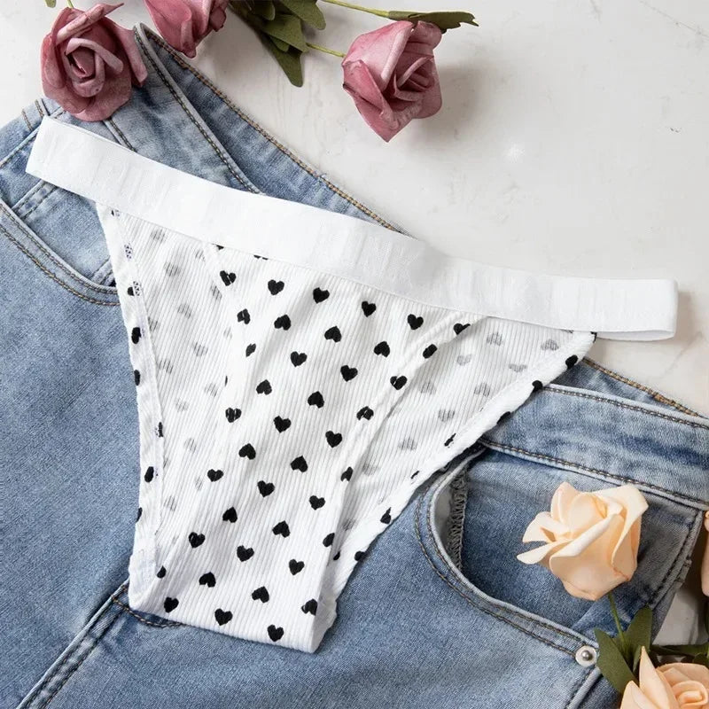 Cotton Print Low-Rise Brief | OWNLUXE