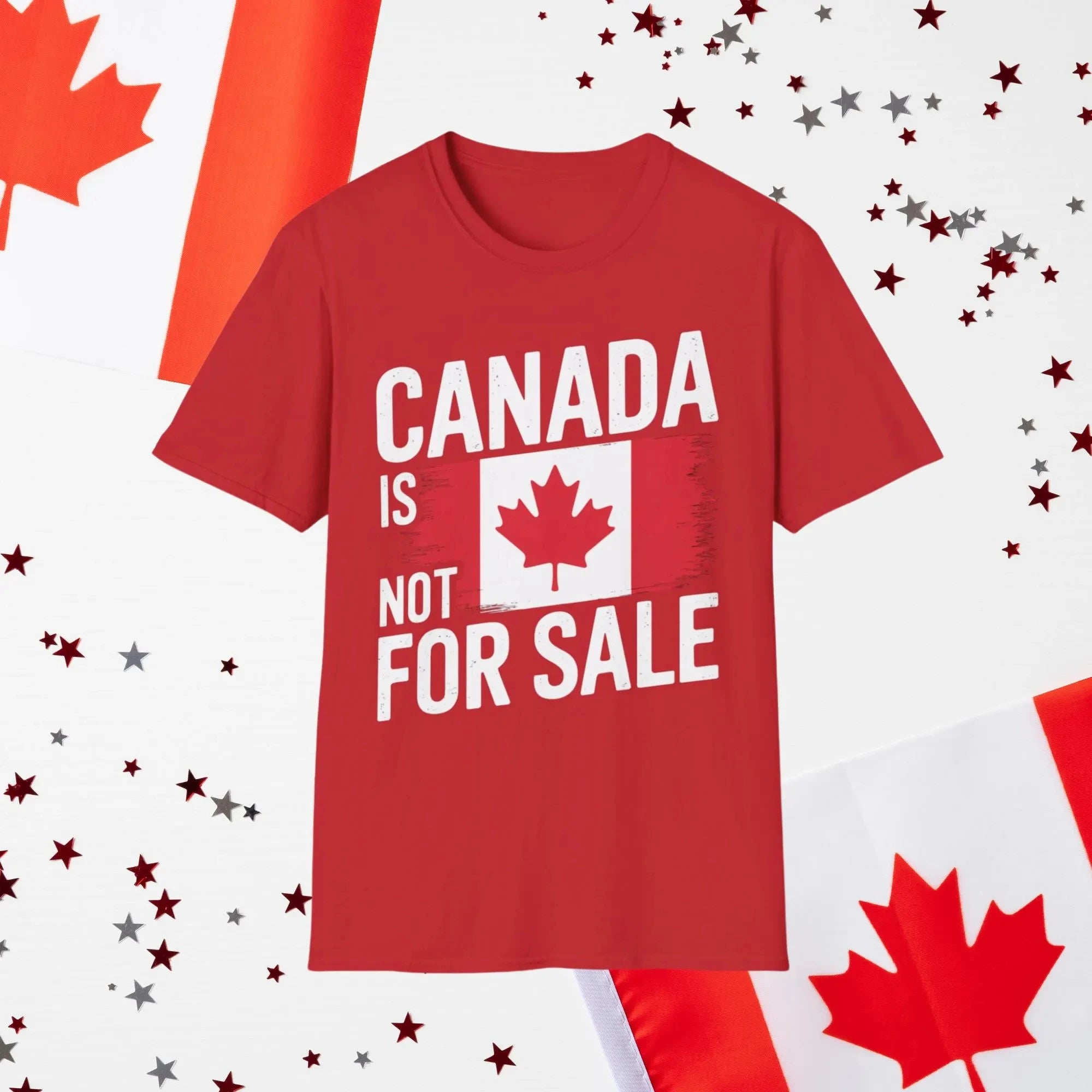 Elbows Up Canada True North Strong and Free Proud Canadian T-Shirt Canada Is Not for Sale EST. 1867 Patriotic Saying Tee Y2k Top