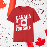Load image into Gallery viewer, Elbows Up Canada True North Strong and Free Proud Canadian T-Shirt Canada Is Not for Sale EST. 1867 Patriotic Saying Tee Y2k Top
