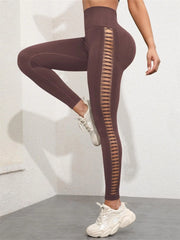 Seamless High Waist Yoga Leggings – Full-Length Quick-Dry