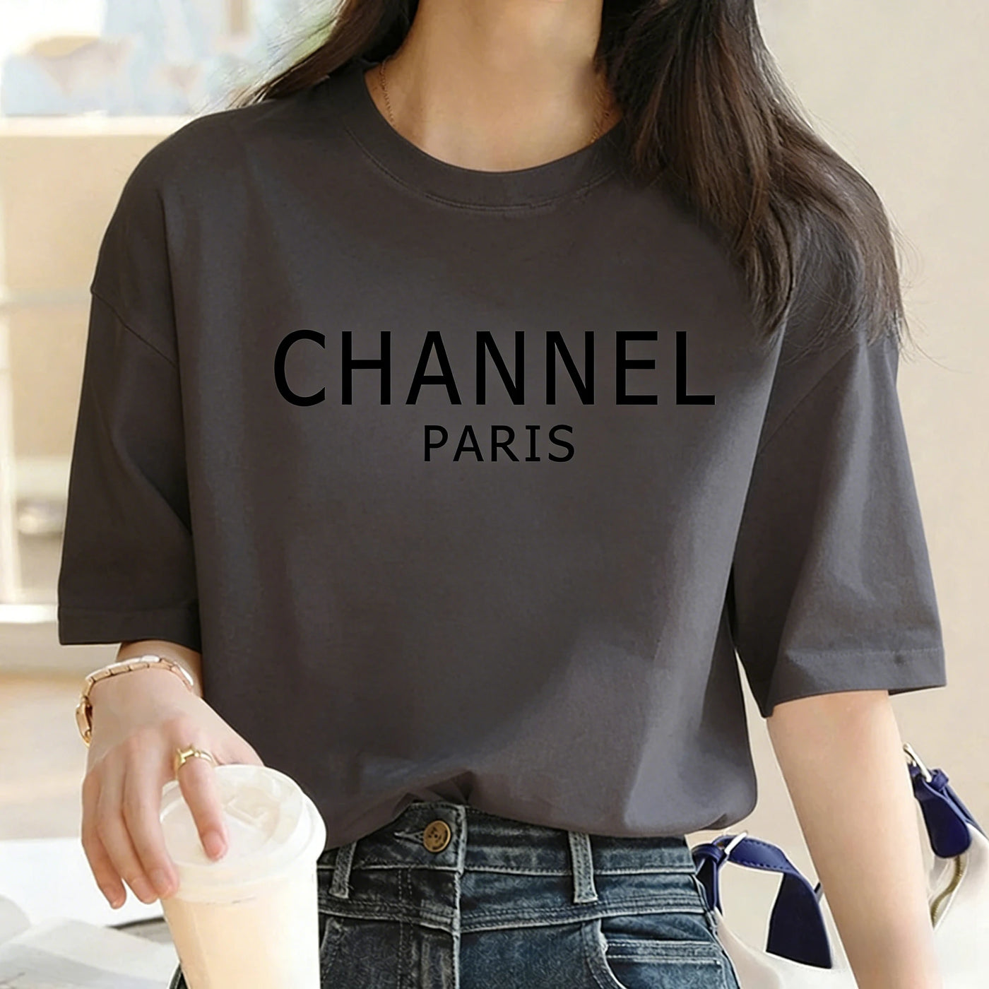 Machine Short-Sleeve Blouse | OWNLUXE