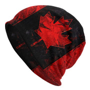 Canadian Flag Beanie – Unisex Winter Knitted Hat Canadian Patriotic | OWNLUXE