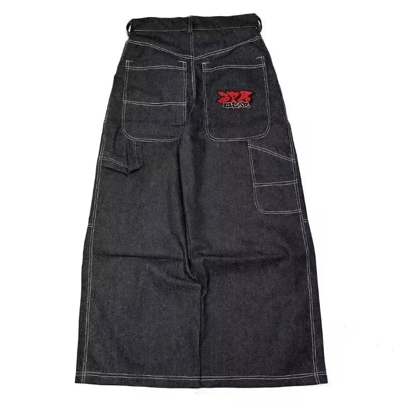 2026 American Trend Straight Jeans - Hip Hop Wide Leg Unisex