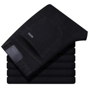 Wthinlee Business Men's Jeans Casual Straight Stretch Pants | OWNLUXE