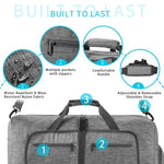 Load image into Gallery viewer, Weixier Oxford Travel Duffle Bag | Sac de voyage en toile Oxford Weixier
