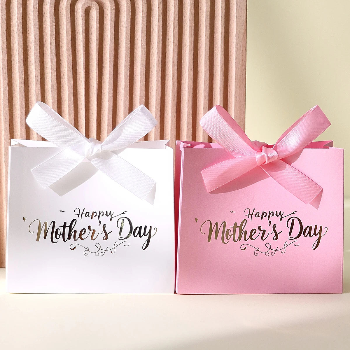 Mini Gift Boxes 5-Pack — Ribbon Bow Candy & Party Favour Boxes | OWNLUXE