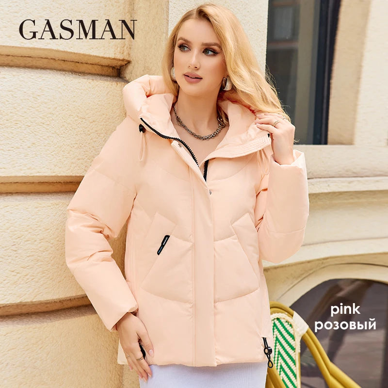 Women's Hooded Jacket (701 Black) | OWNLUXE