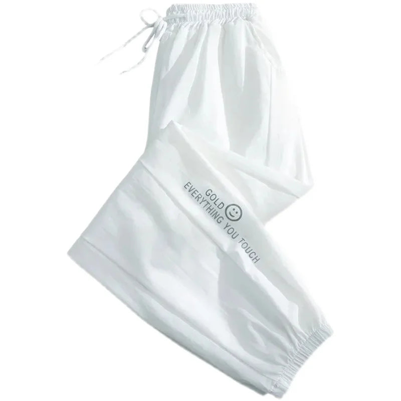 High-Waist Drawstring Pants | OWNLUXE
