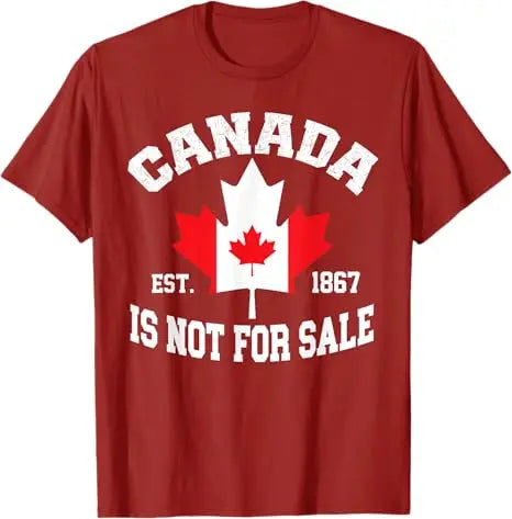 Canada Is Not for Sale" T-Shirt – Wear Your Canadian Pride! 🍁