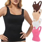Women's Seamless Tummy Control Waist Trainer (White) | OWNLUXE