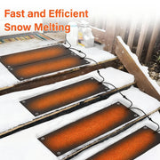 Graphene Heated Snow Melting Mat for Steps, Sidewalks & Driveways