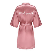 Satin Bridal Robe – Bridesmaid & Wedding Party Bathrobe | OWNLUXE